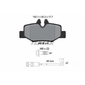 Kit de plaquettes de frein arrière W639 wagner