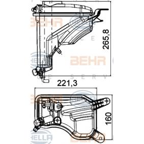 Vase d'expansion, liquide de refroidissement E90