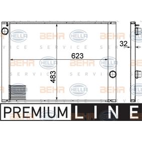 Radiateur, refroidissement du moteur E61-E63