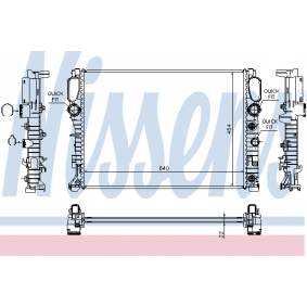 Radiateur, W211 OM646