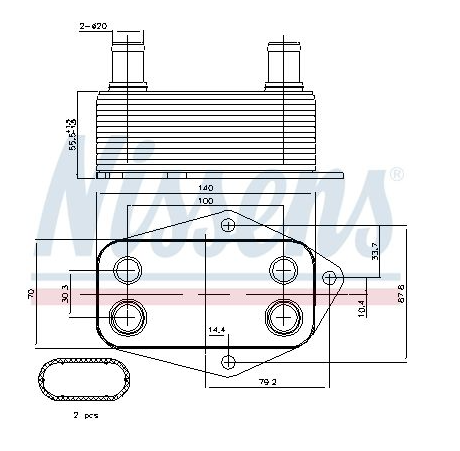 Radiateur d'huile BMW E46/E39