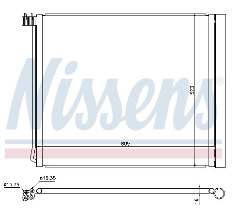 Condenseur BMW X5 (F15) / X6 (F16)