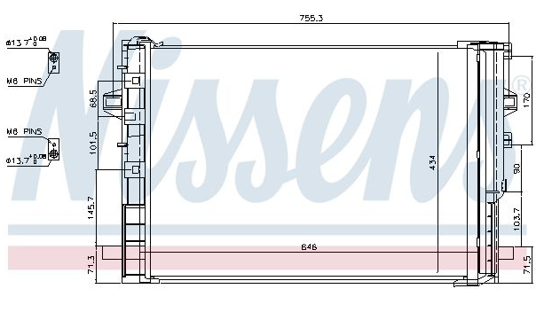 Condenseur Mercedes CLA 117