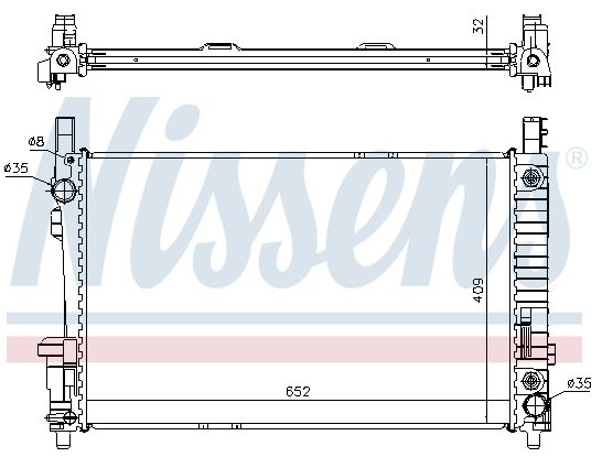 Radiateur, refroidissement du moteur Mercedes W169/W245