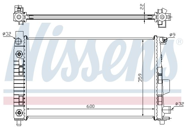 Radiateur, refroidissement du moteur Mercedes W168