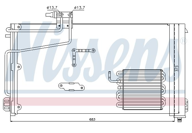 Condenseur Mercedes W203