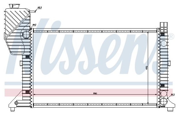 Radiateur, refroidissement du moteur Sprinter W901