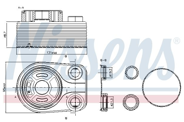 Radiateur d'huile Mercedes CLA 117