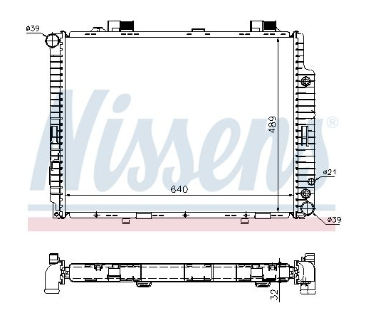 Radiateur, refroidissement du moteur Mercedes W210