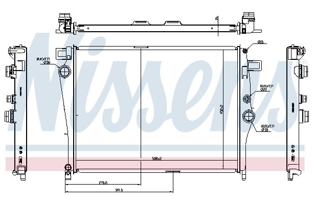 Radiateur, refroidissement du moteur Mercedes W205