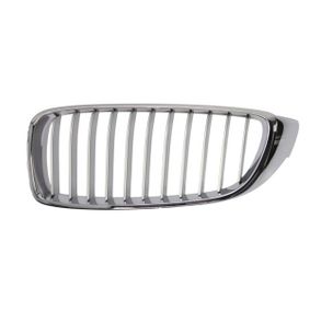 Grille de radiateur gauche, titane, chrome