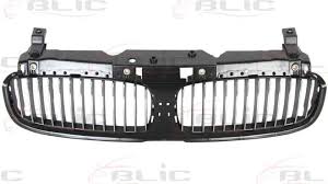 Grille de radiateur chrome/noir E65