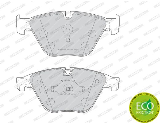 Jeu de 4 plaquettes de frein avant BMW F11/F13