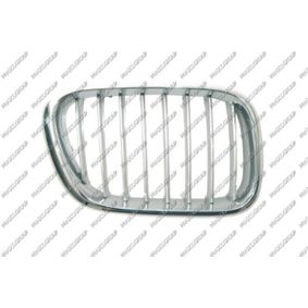 Grille de radiateur avant droite, gris, chromé BMW X5 (E53) (052)