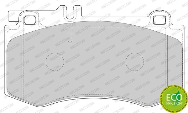 Kit de plaquettes de frein avant W212 Ferodo (720)