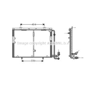 Condenseur, climatisation sans déshydrateur W202 (0570)