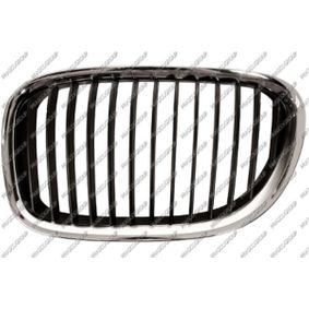 Grille de radiateur gauche, noir, chromé BMW 7 (F01) 