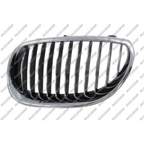 Grille de radiateur avant gauche, chrome/noir BMW 5 Berline (E60)