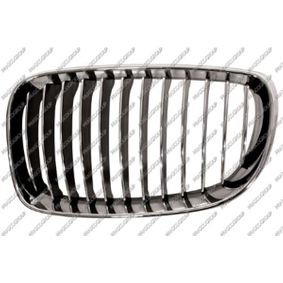 Grille de radiateur gauche, chrome/noir, chrome BMW (E81)