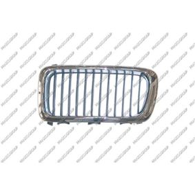 Grille de radiateur avant droite, chrome/noir BMW 7 (E38)