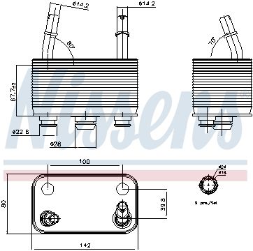 Radiateur d'huile de boîte automatique X5 E53 (112)