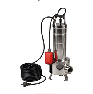 Pompe automatique en inox pour les eaux usées, également adaptée aux matières fécales 